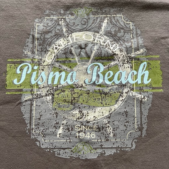 Men’s graphic T-Shirt California Pismo Beach size Large - Picture 2 of 4